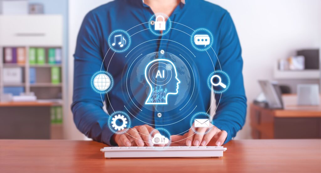 aplicações de ia blog arkentec icone digital de IA